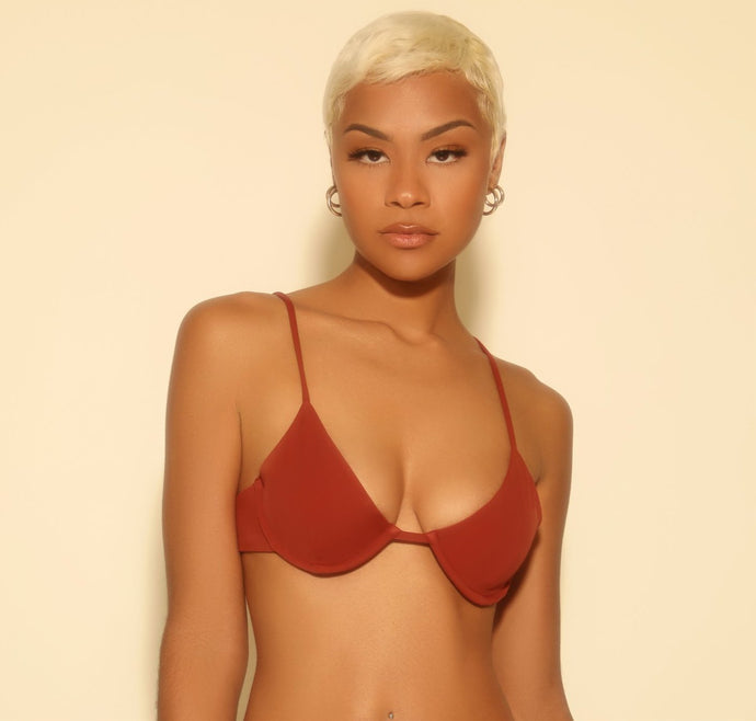 Terracotta Bikini Top